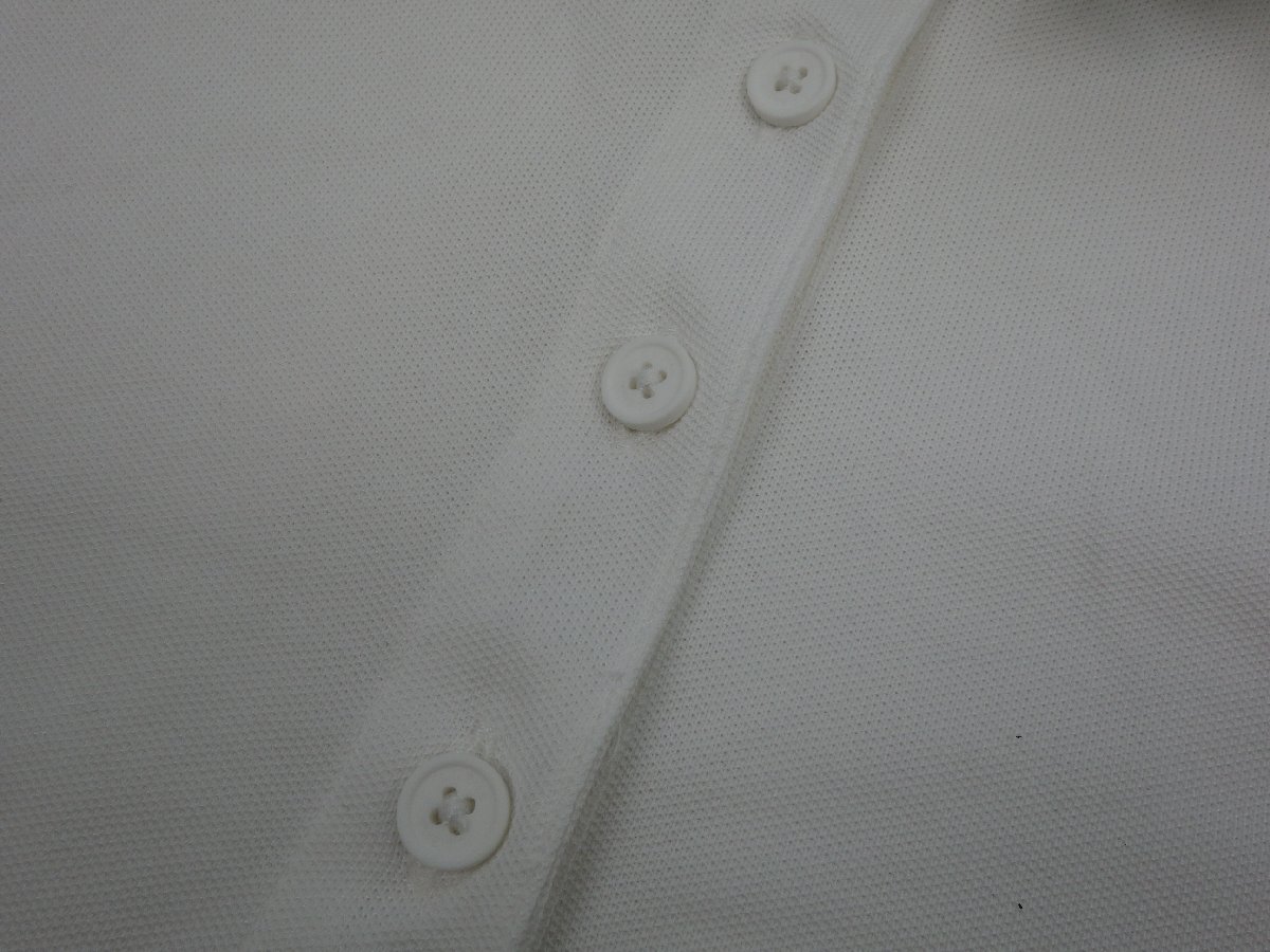 メンズ L.L.Bean エルエルビーン 半袖 ポロシャツ サイズS-REG 白 ホワイト_画像3