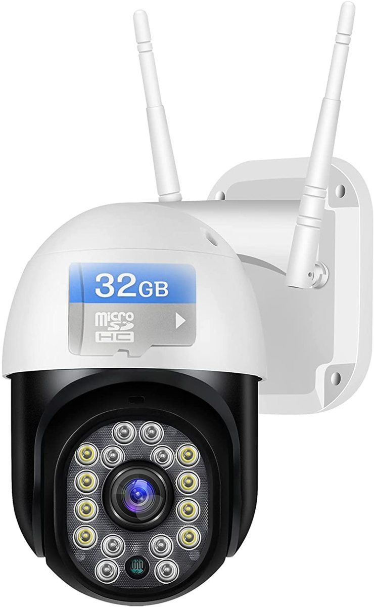 32GBカード 双方向音声通話 自動追跡 夜間カラ ドーム型監視カメラ ワイヤレス 2台セット 屋外 防水 防犯カメラ 広角 wifi 遠隔操作  スマホ - ryultda.com