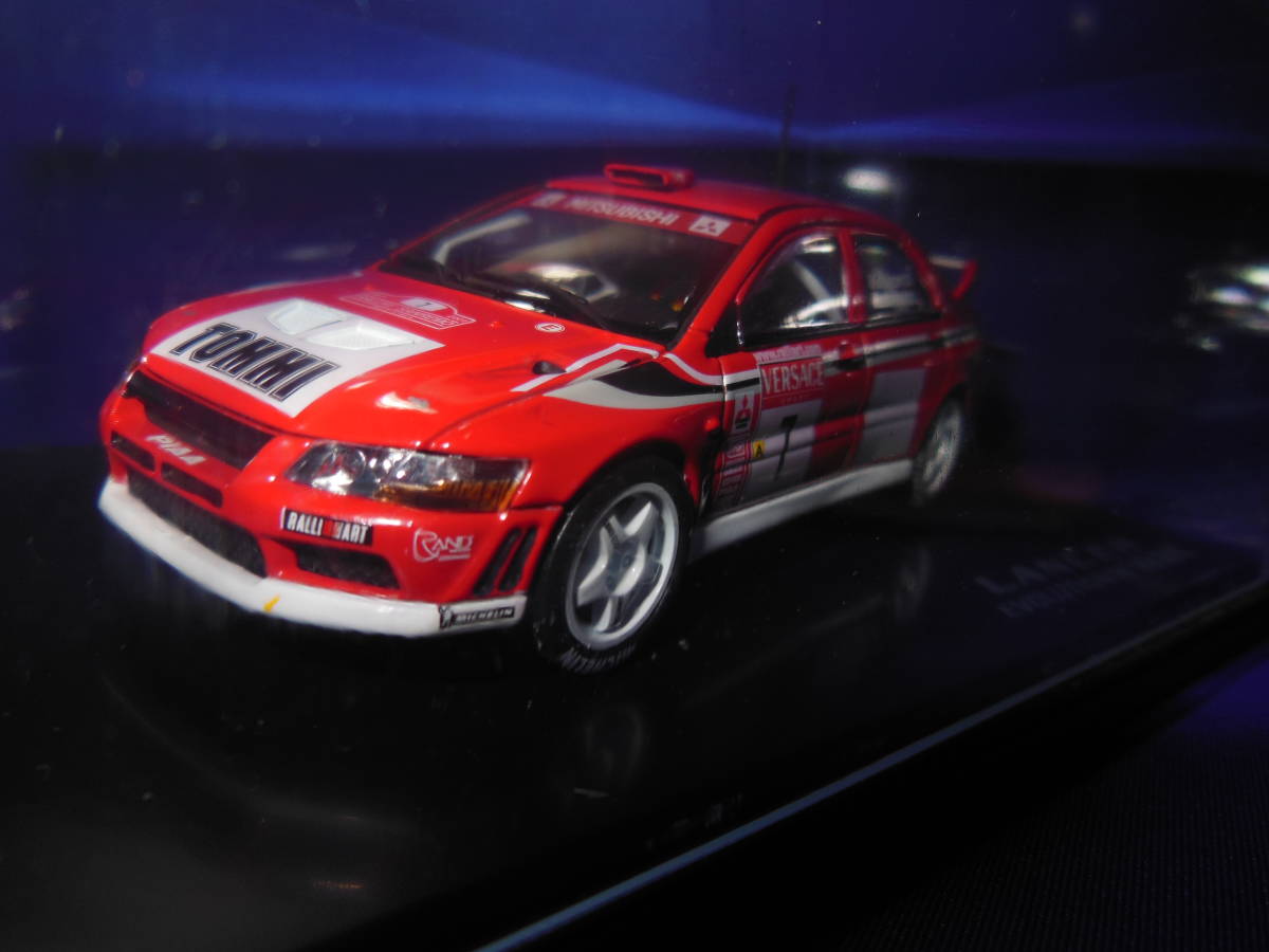 1/43 MTECH Mitsubishi Lancer Evolution Ⅶtomi*ma memory WRC M Tec / Cyber evo / mountain rice field britain two / Unlimited Works 