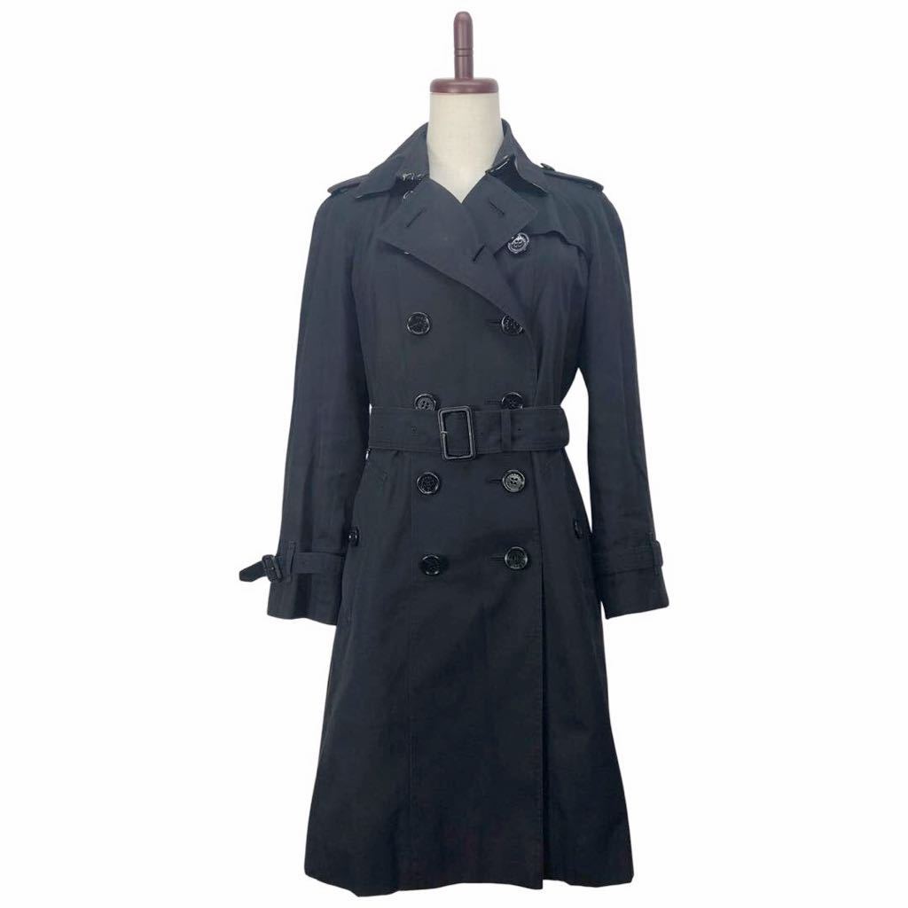 BURBERRY バーバリー レディース ブラック トレンチコート アウター 上