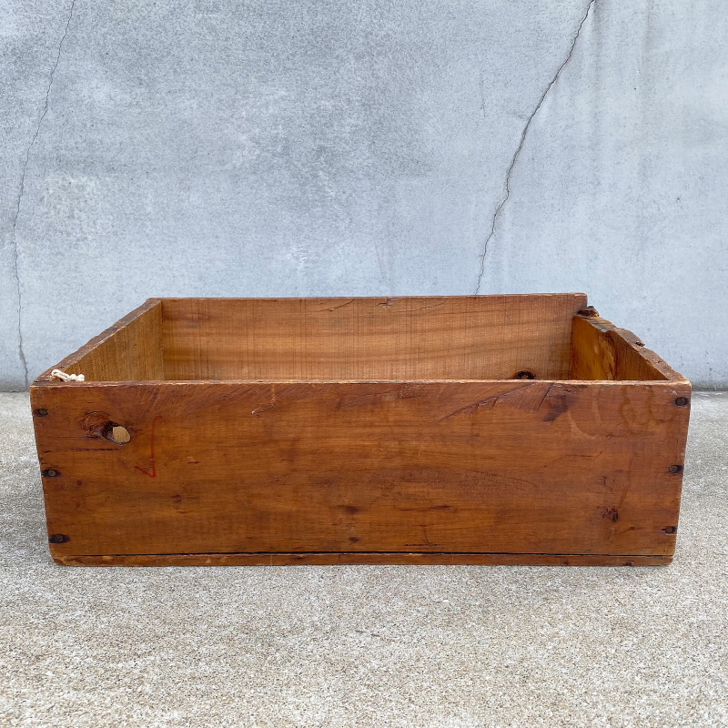  Vintage antique wood box tree box case America / in dust real display transportation for storage box store furniture USA
