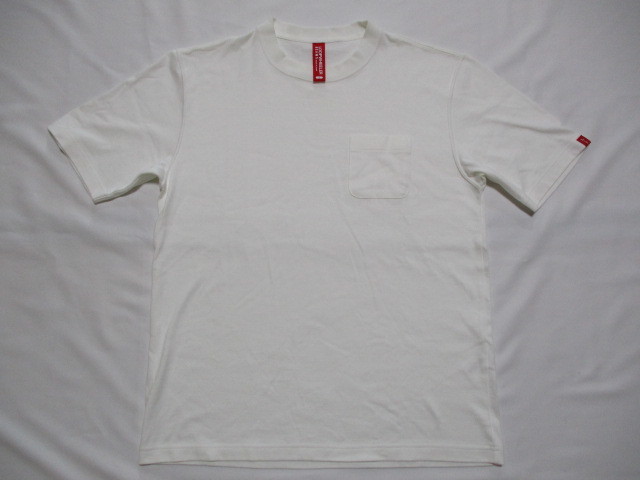 LOOPWHEELER ループウィラー BEAMS ポケット Tシャツ 白 L_画像1