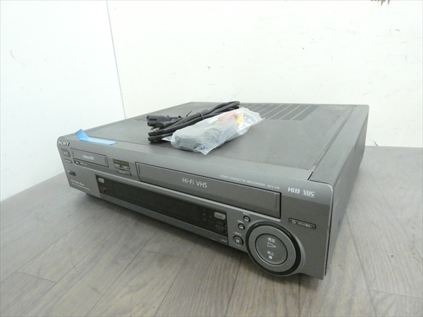 録再OK/AVコード付属☆SONY/ソニー☆Hi8/VHS Wデッキ☆WV-H5 管N16337