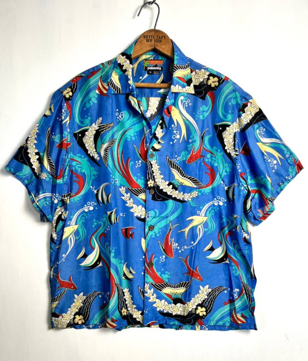 Patagonia Pataloha 80s Mサイズ パタゴニア パタロハ エンゼルフィッシュ アロハシャツ