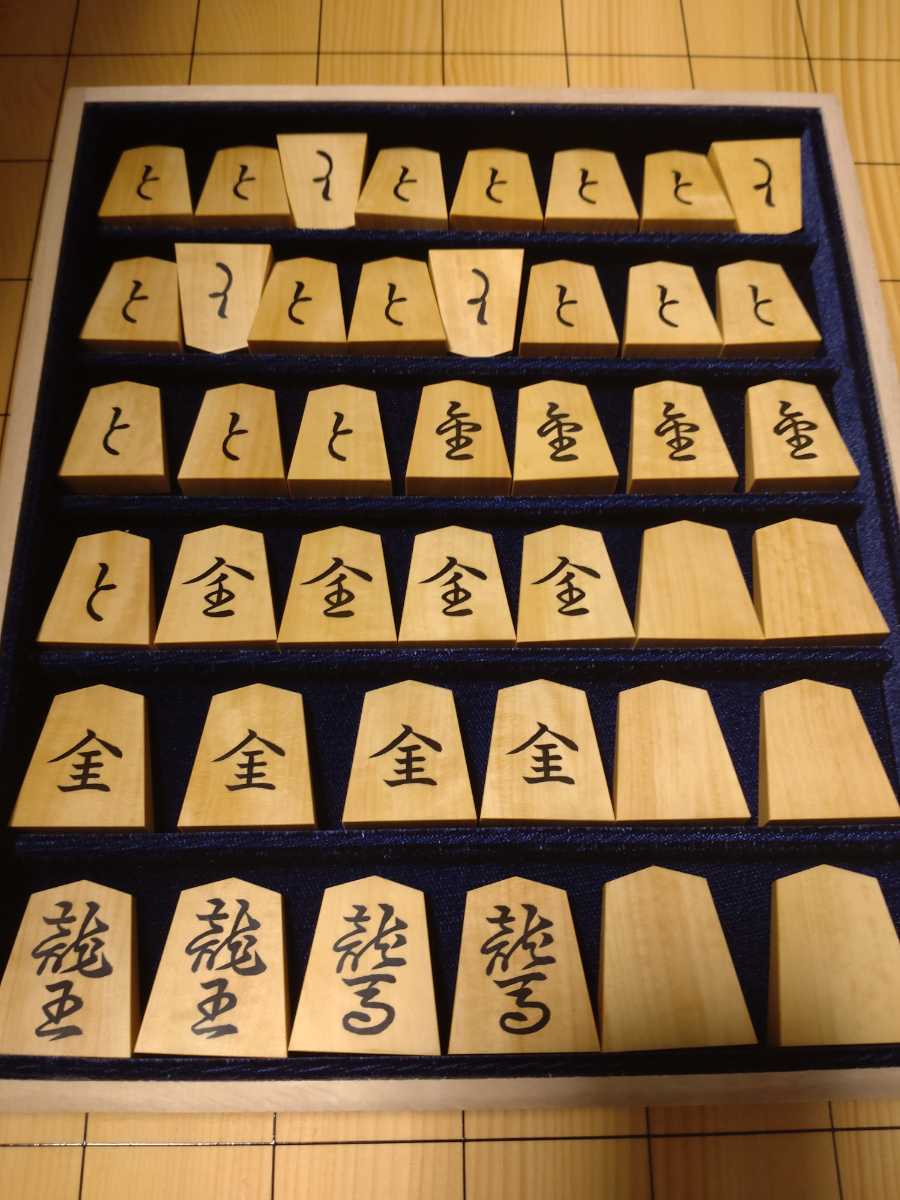 将棋駒 昇龍書 彫埋駒 御蔵島 黄楊 竹風 将棋 ファッションの htckl