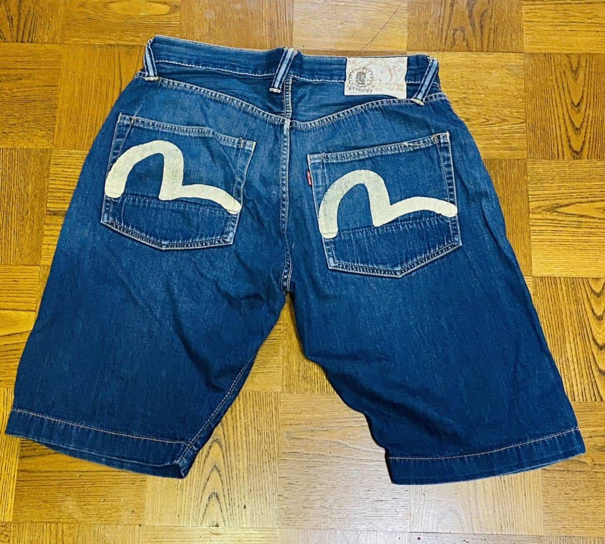 なのでご EVISU デニム ハーフパンツの通販 by nori's shop|エビス