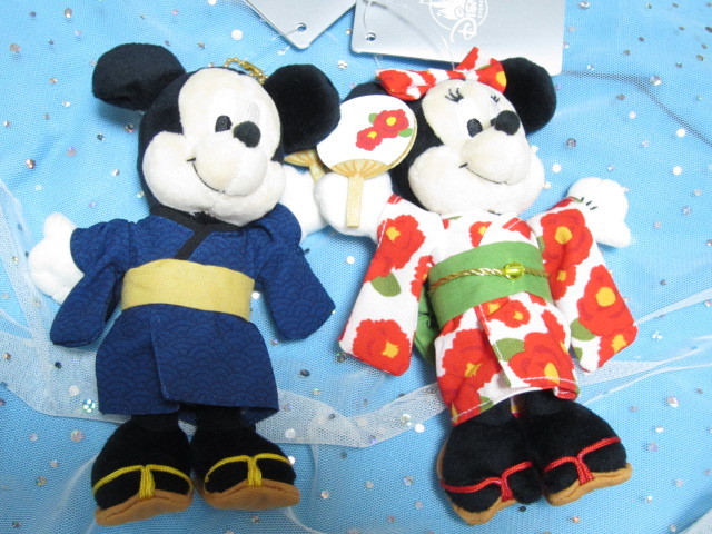 ディズニー ストア ミッキー & ミニー 浴衣 ぬいぐるみ キー ディズニー ストア ミッキー & ミニー 浴衣 ぬいぐるみ キー