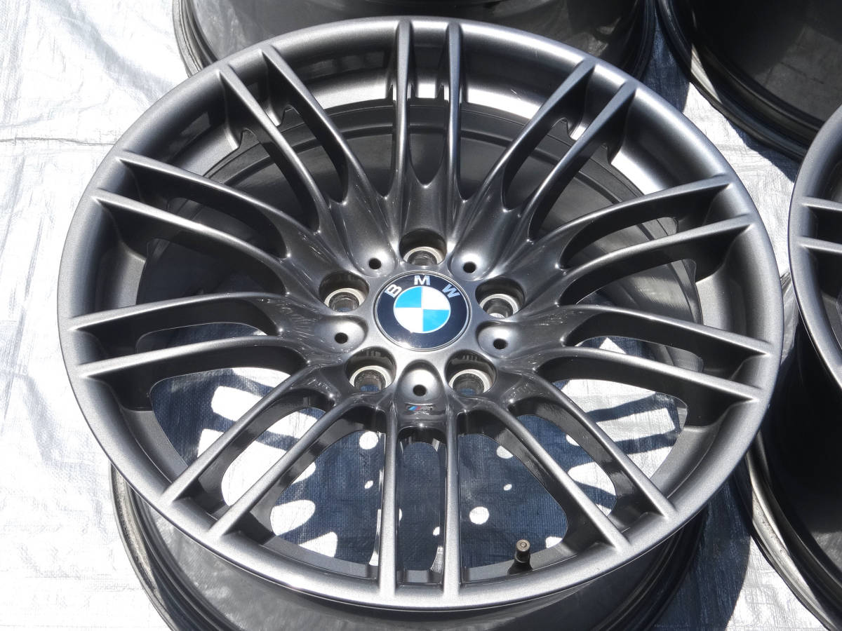 希少 BMW M3 純正 18in 8.5J+29 9.5J+23 PCD120 ダブルスポーク 4本
