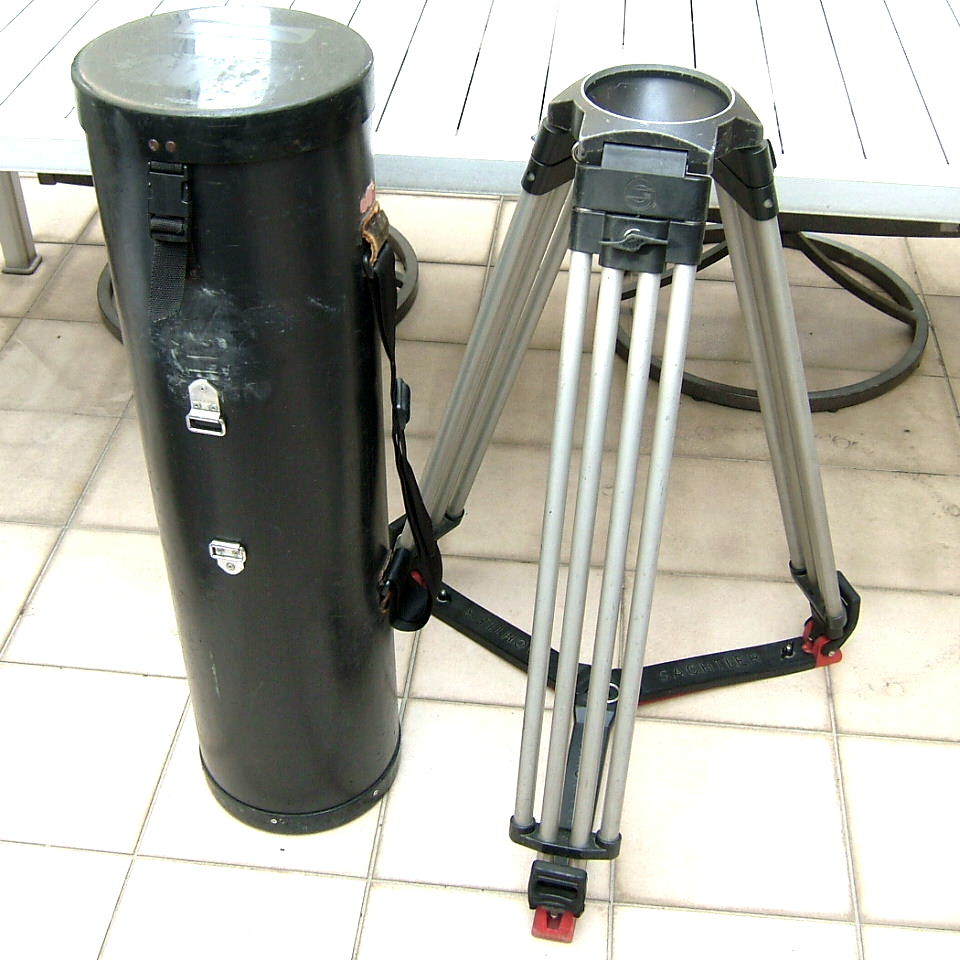 動作良好 ザハトラー Sachtler 2段アルミ三脚 DA150L 150mm アルミ