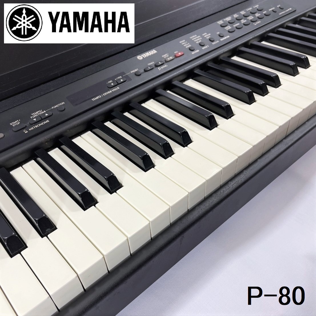 美品 メンテナンス品 YAMAHA 電子ピアノ P-80 キーボード keyboard 88