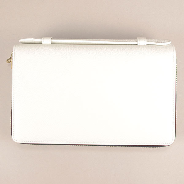 [CASTEL BAJAC] Castelbajac men's pouch /. purse /W fastener /nezeru/ white 081201