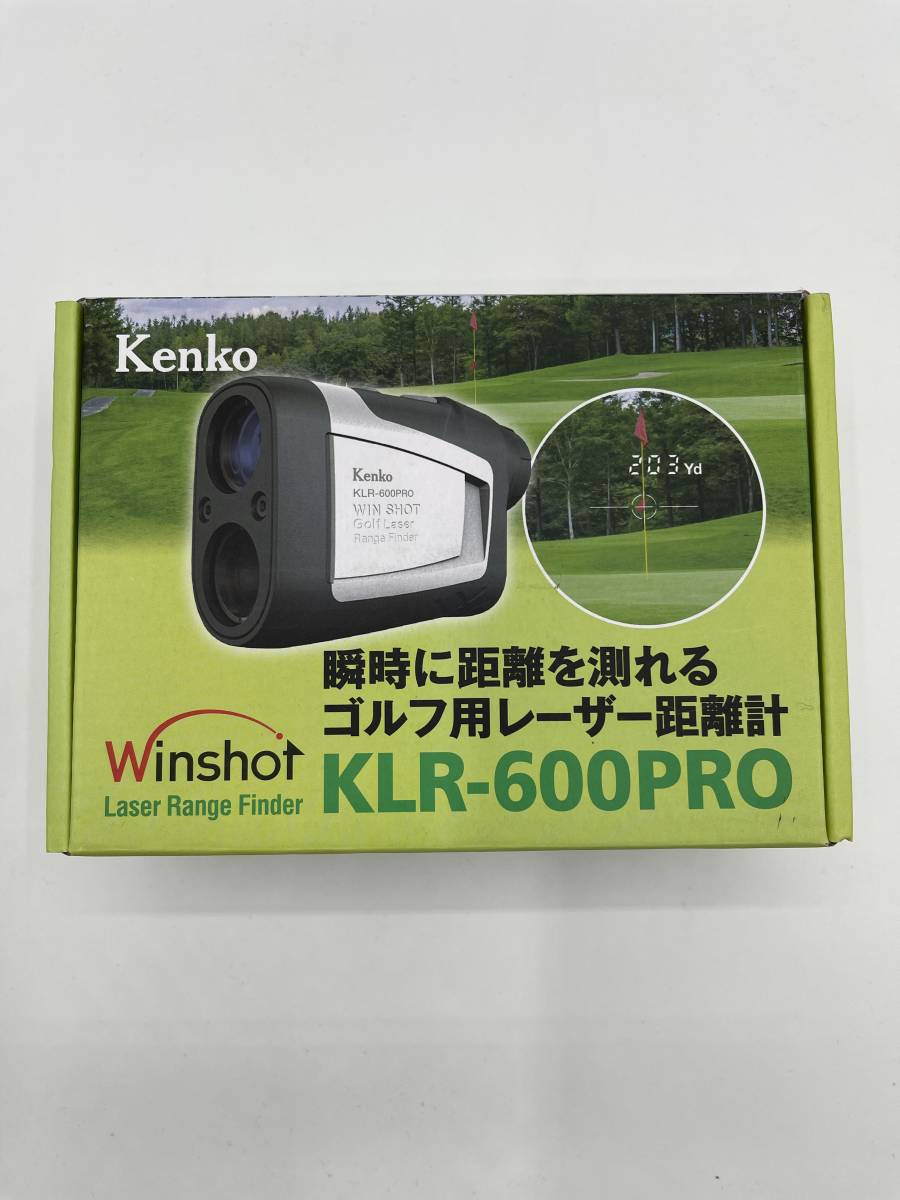 1円スタート 送料無料 新品 未使用  Kenko ゴルフ 測定器 レーザーレンジファインダー Winshot KLR-600PRO  