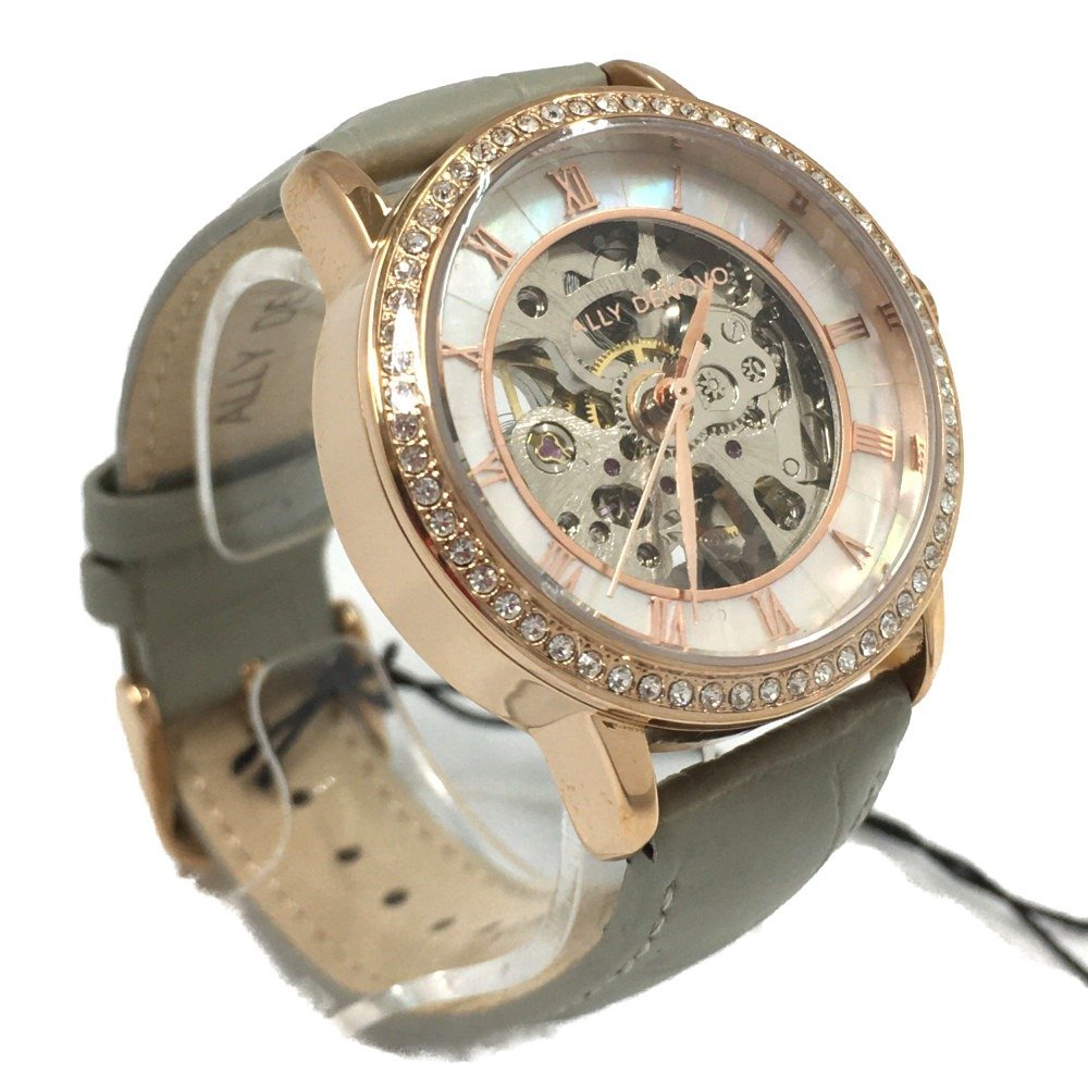 ▽▽ ALLY DENOVO Gaia Pearl Automatic 自動巻き AF5021.6 【1スタ】 目立った傷や汚れなし_画像3