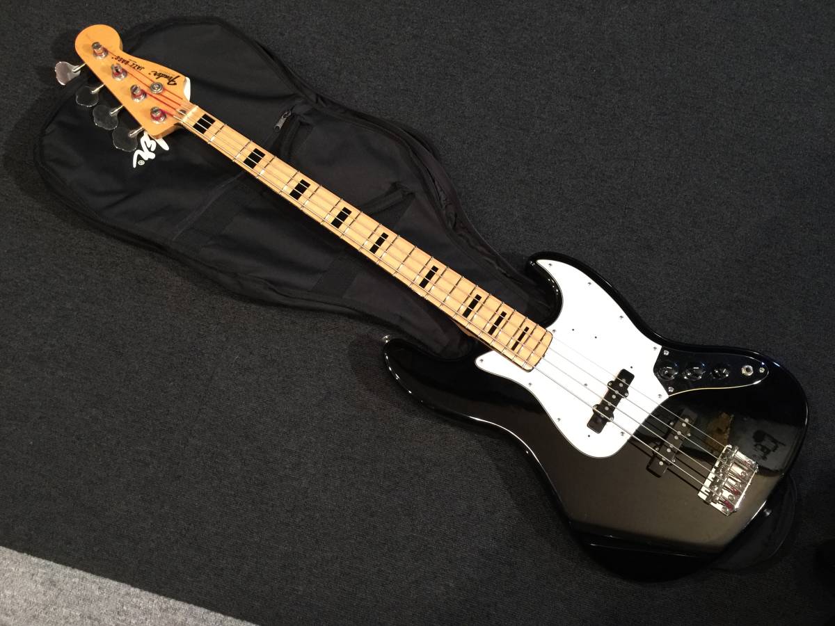 No.061722 Fender Japan JB75 Order BLK/M MADE IN JAPAN アッシュ！! メンテ済み！EX-