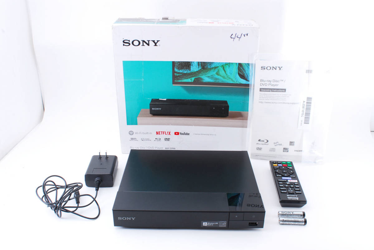 【1円スタート】SONY BDP-S3700 リージョン Blu-ray /DVDプレーヤー/ソニー/ブラック 黒/電化製品/ジャンク扱い/動作未確認_画像1