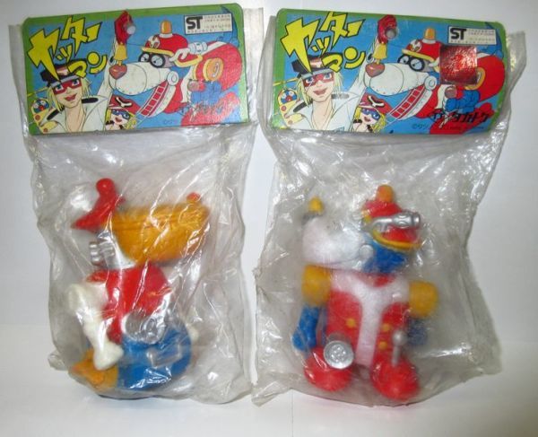 ビンテージソフビ2体セット】 タカトク ヤッターマン 「 ヤッターワン