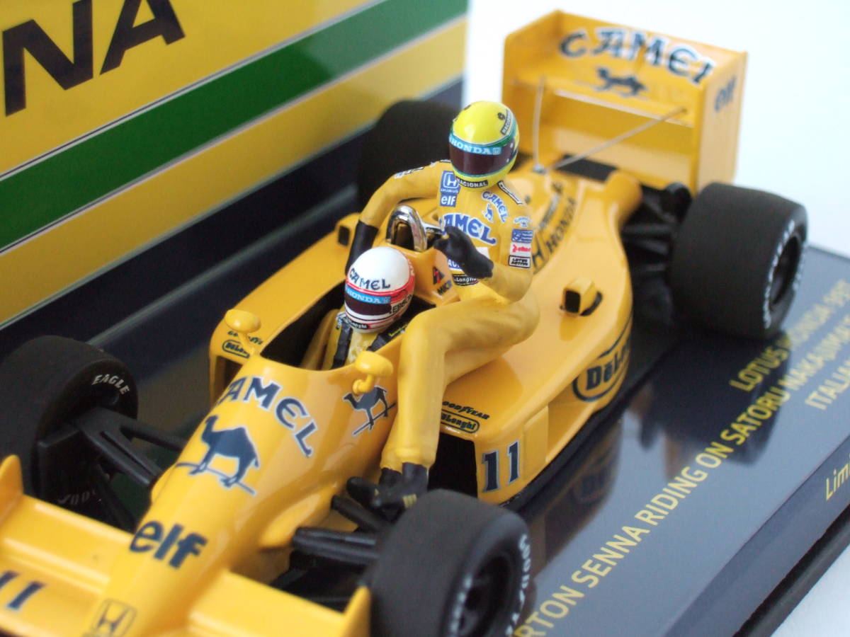 1/43 ロータス 99T 中嶋 悟「イタリアGP」 ライドオンセナ 1987年 1/43 ロータス 99T 中嶋 悟「イタリアGP」 ライドオンセナ 1987年