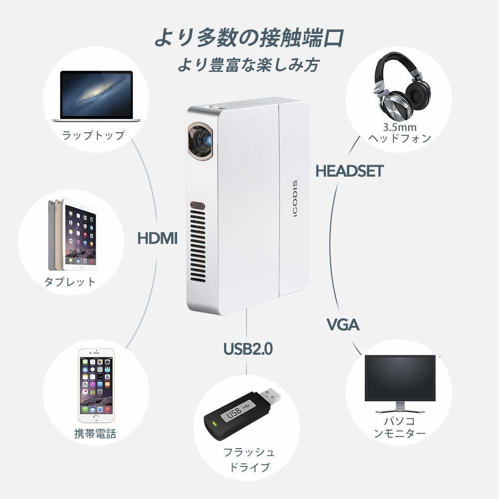 iCODIS RD-813 プロジェクター 小型 3000ルーメン 10000:1の