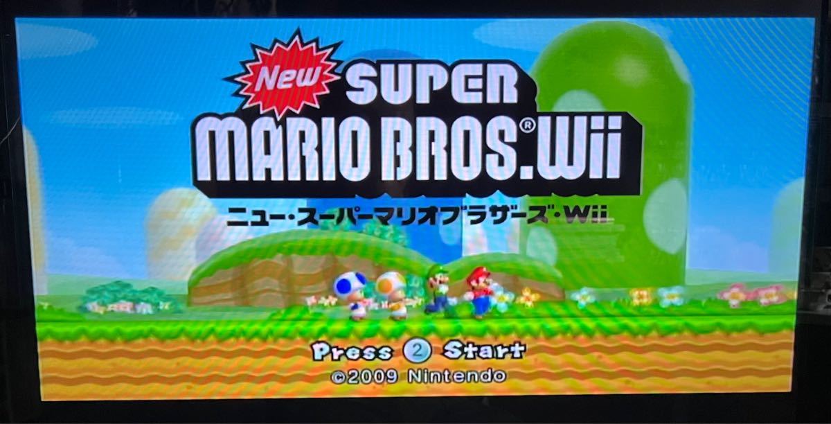 Nintendo Wii WiiU・マリオカートハンドル ・リモコン ・ソフトセット