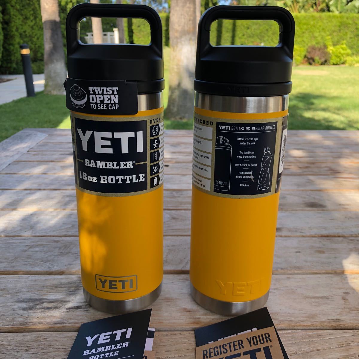 ☆季節限定色ALPINE YELLOW 新品☆YETI イエティ ランブラー 18oz