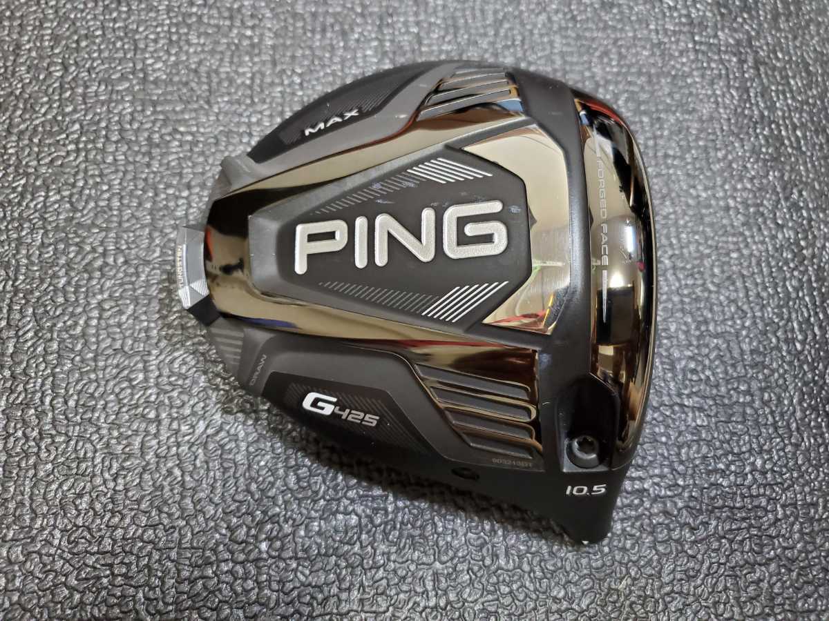 PING G425MAX 10.5度 美品 ドライバーヘッドとベッドカバーのみ www