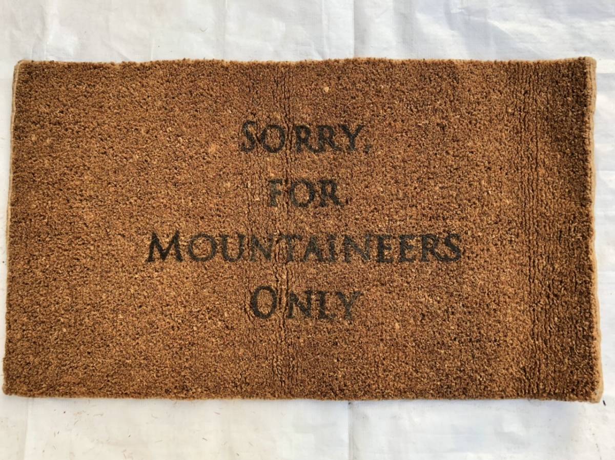 最新情報 ハンドプリントラグ 未使用 mountain Research パイルマット