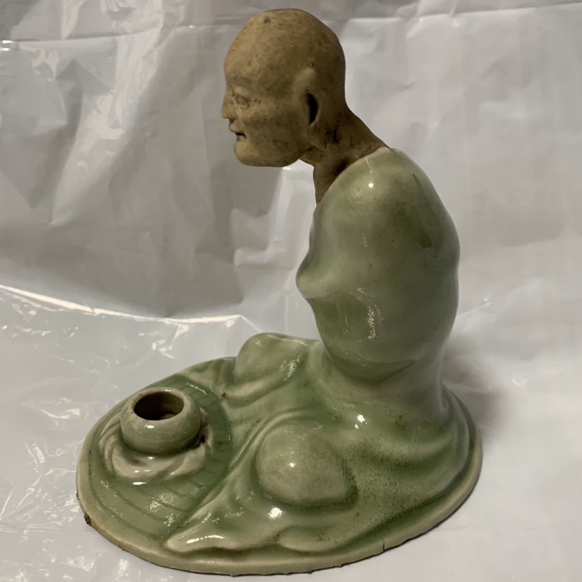 をしており ヤフオク! - 骨董 フィギュリン 置物 托鉢 僧侶 ... があれば