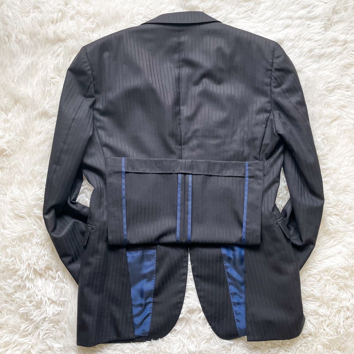極美品!BLACK LABEL CRESTBRIDGE セットアップ スーツ ブラック
