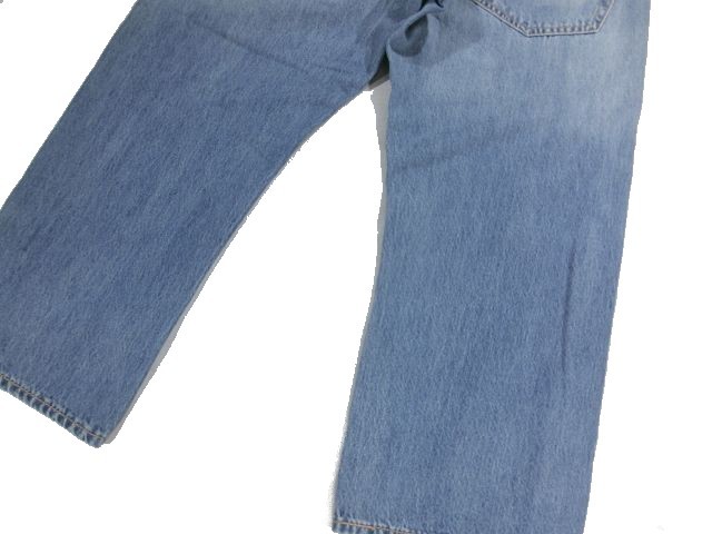 G日07041新品▼夏物 リーバイス 505 レギュラーフィットクロップドジーンズ W30 COOL素材 クロップドパンツ Levi's デニムパンツ ジーパン_画像4