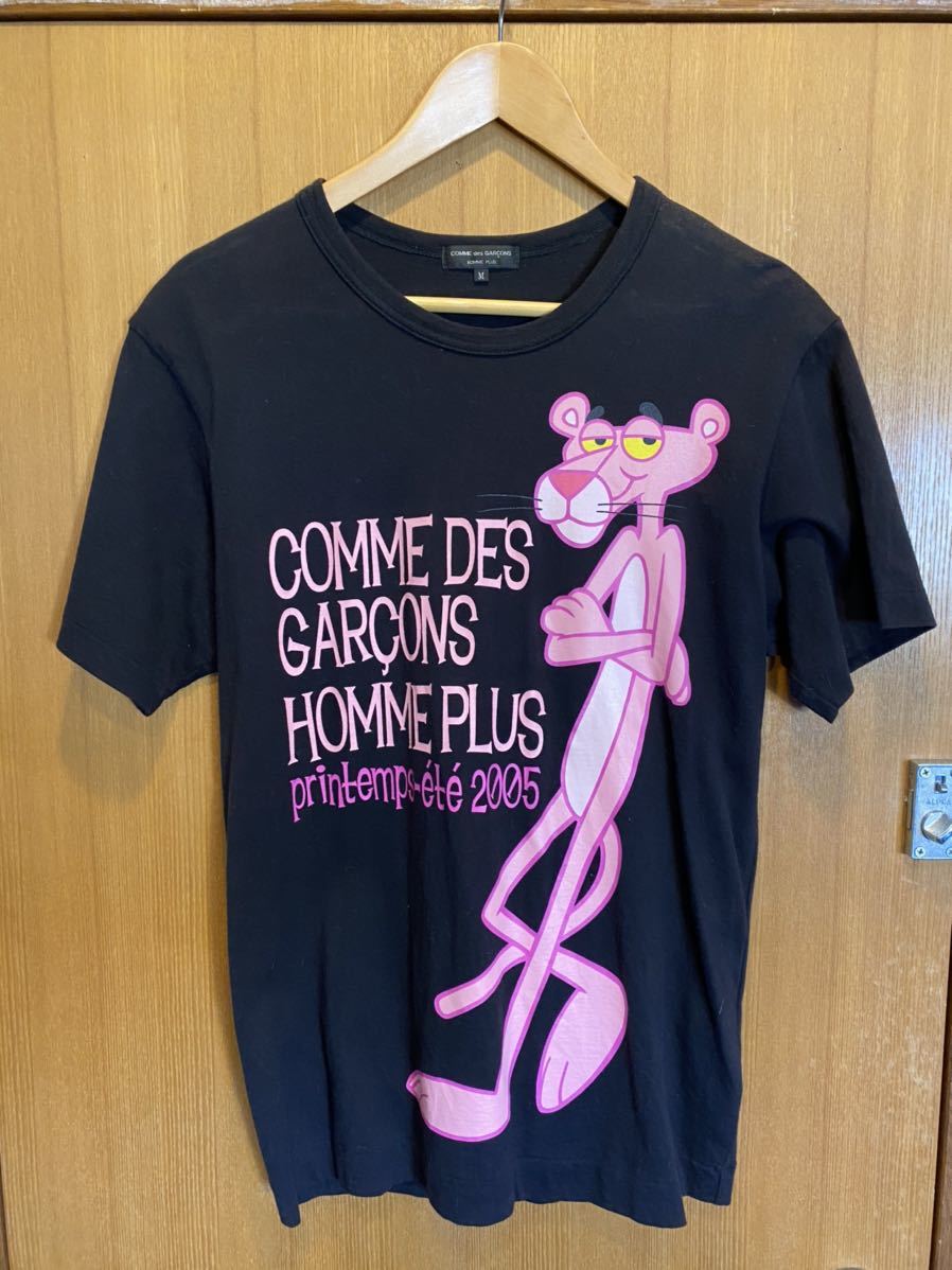 コムデギャルソンオムプリュス ピンクパンサーTシャツ-