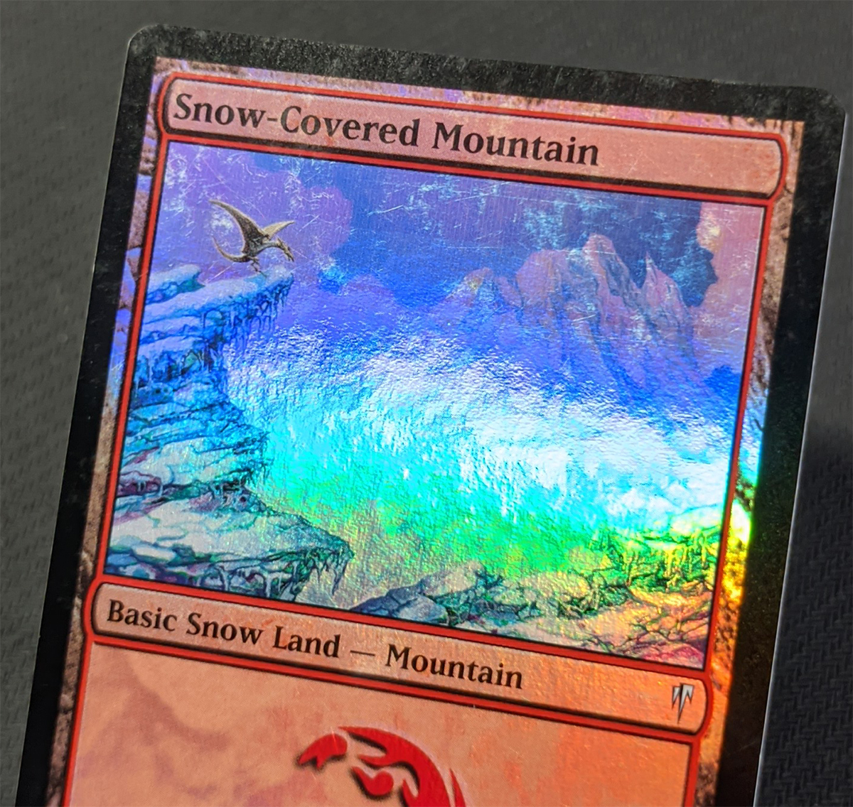 MTG CSP 英語版 Foil 冠雪の山/Snow-Covered Mountain プレイド_画像3