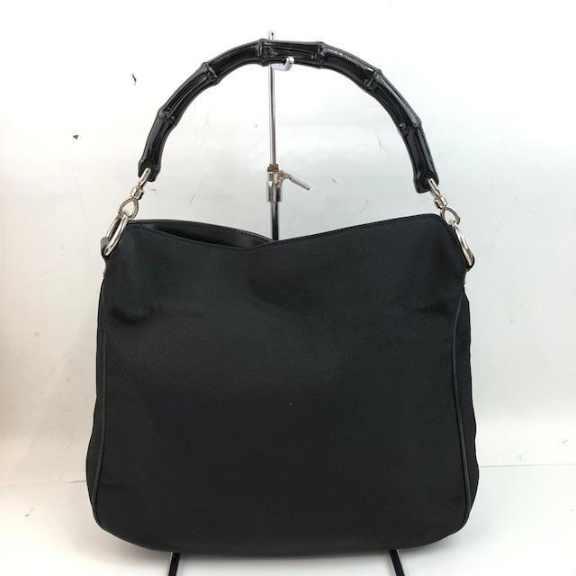 GUCCI バンブー ハンドバッグ ブラック 001 1638 レディース www