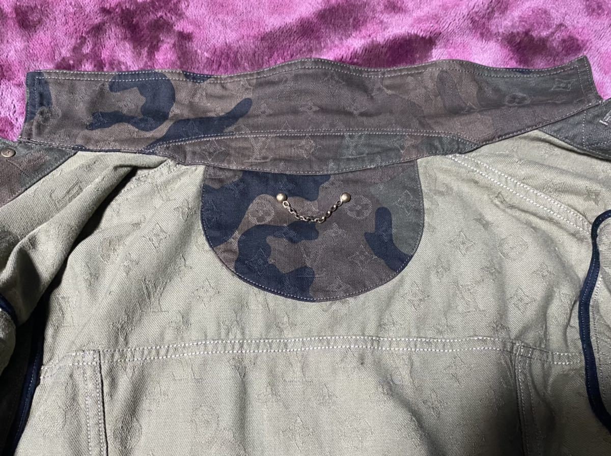 Supreme x Louis Vuitton Jacquard Denim Trucker Jacket Camo