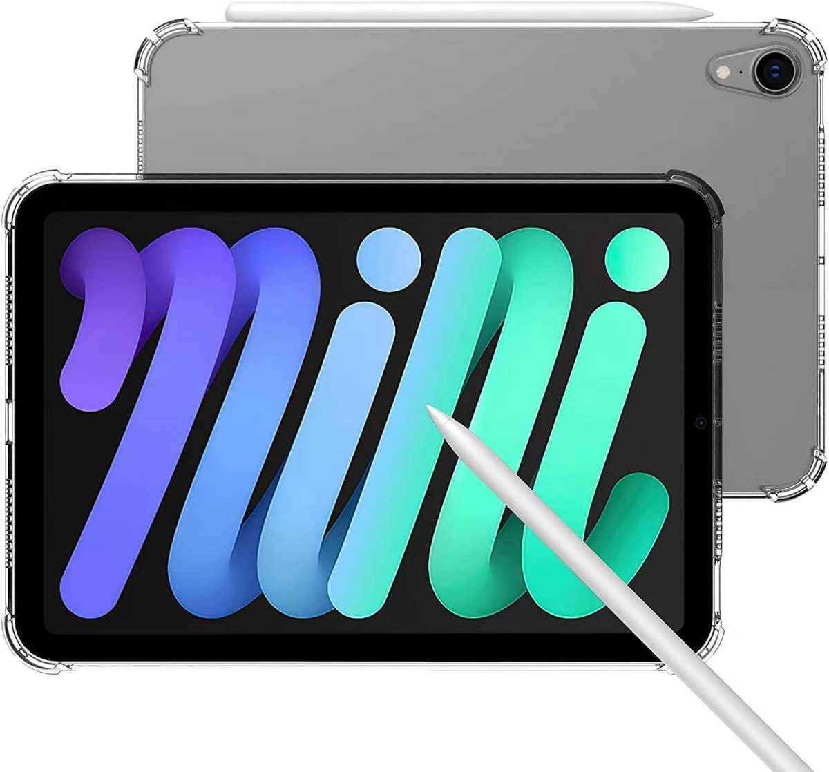 新品　iPad Mini 6 ケースクリア TPUソフト Apple Penci収納可 透明保護 薄型 衝撃吸収 柔らかい手触り iPad Mini 第6世代 8.3 2021 専用_画像2