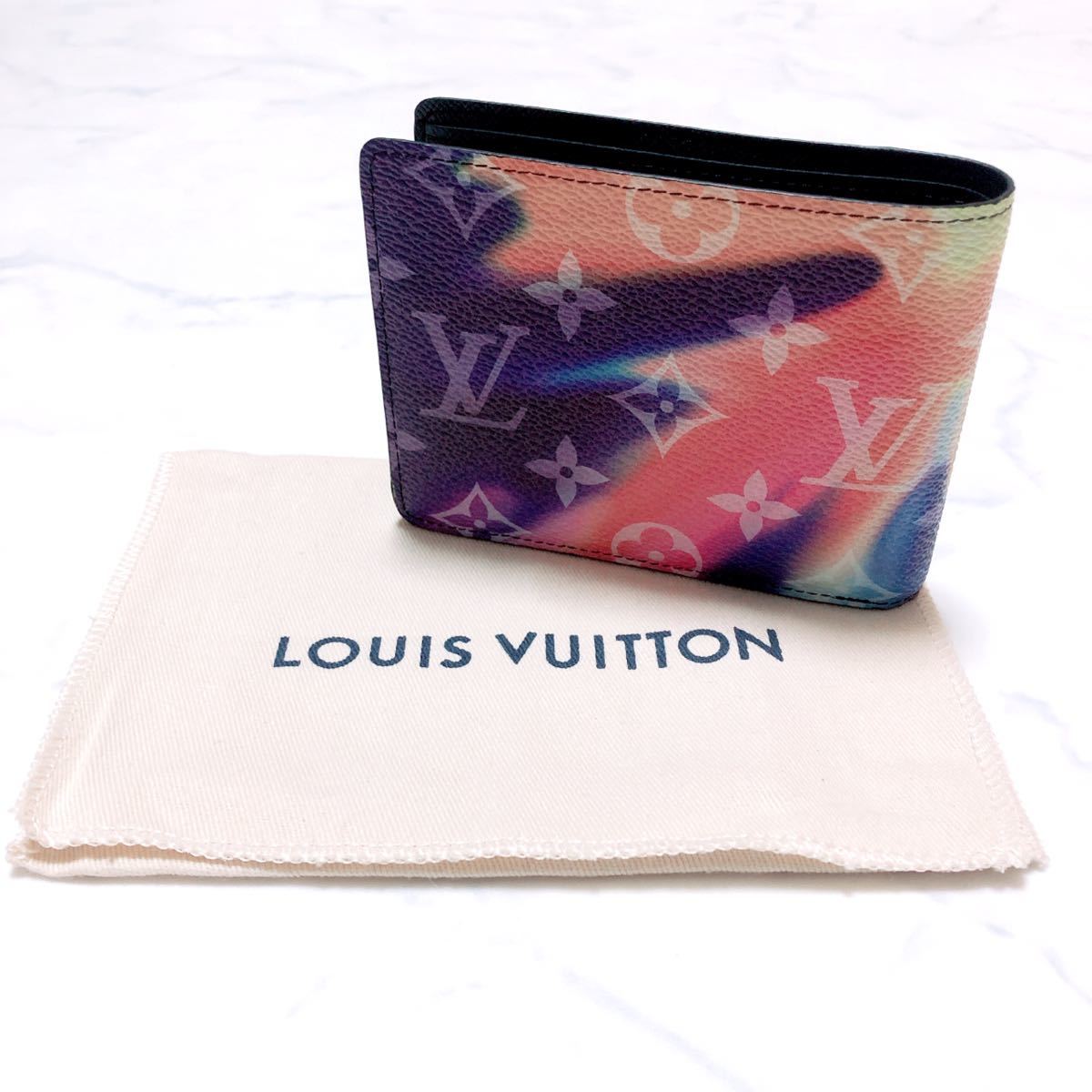 【新品・未使用】 LouisVuitton ルイヴィトン 財布 メンズ ポルトフォイユ ミュルティプル モノグラム M80954