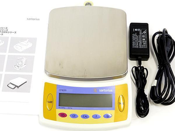 ○ザルトリウス/精密電子天秤CP8201/秤量8200g/最小表示0.1g ○ザルトリウス/精密電子天秤CP8201/秤量8200g/最小表示0.1g
