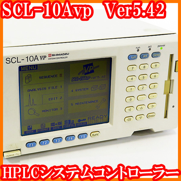 ●HPLC/液クロマトシステムコントローラーSCL-10Avp/Ver5.42/島津shimadzu/液クロ/高速液体クロマト/実験研究ラボグッズ●