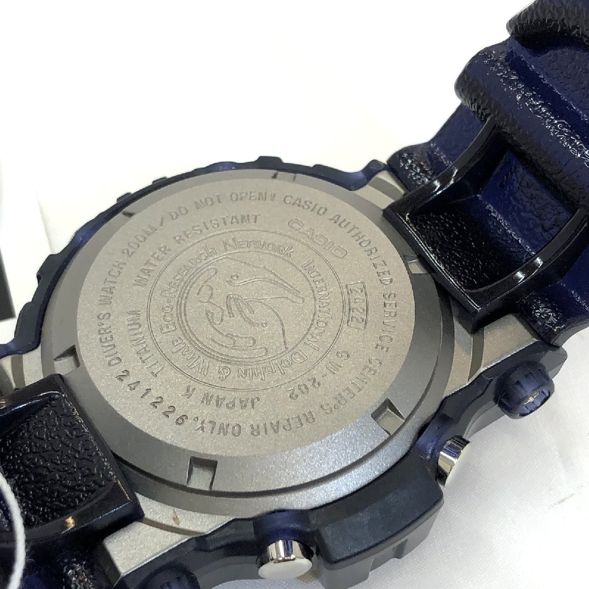 極美品 G-SHOCK ジーショック CASIO カシオ 腕時計 GW-202K-2JR 御蔵島 FROGMAN フロッグマン イルクジ タフソーラー RY6174_画像4