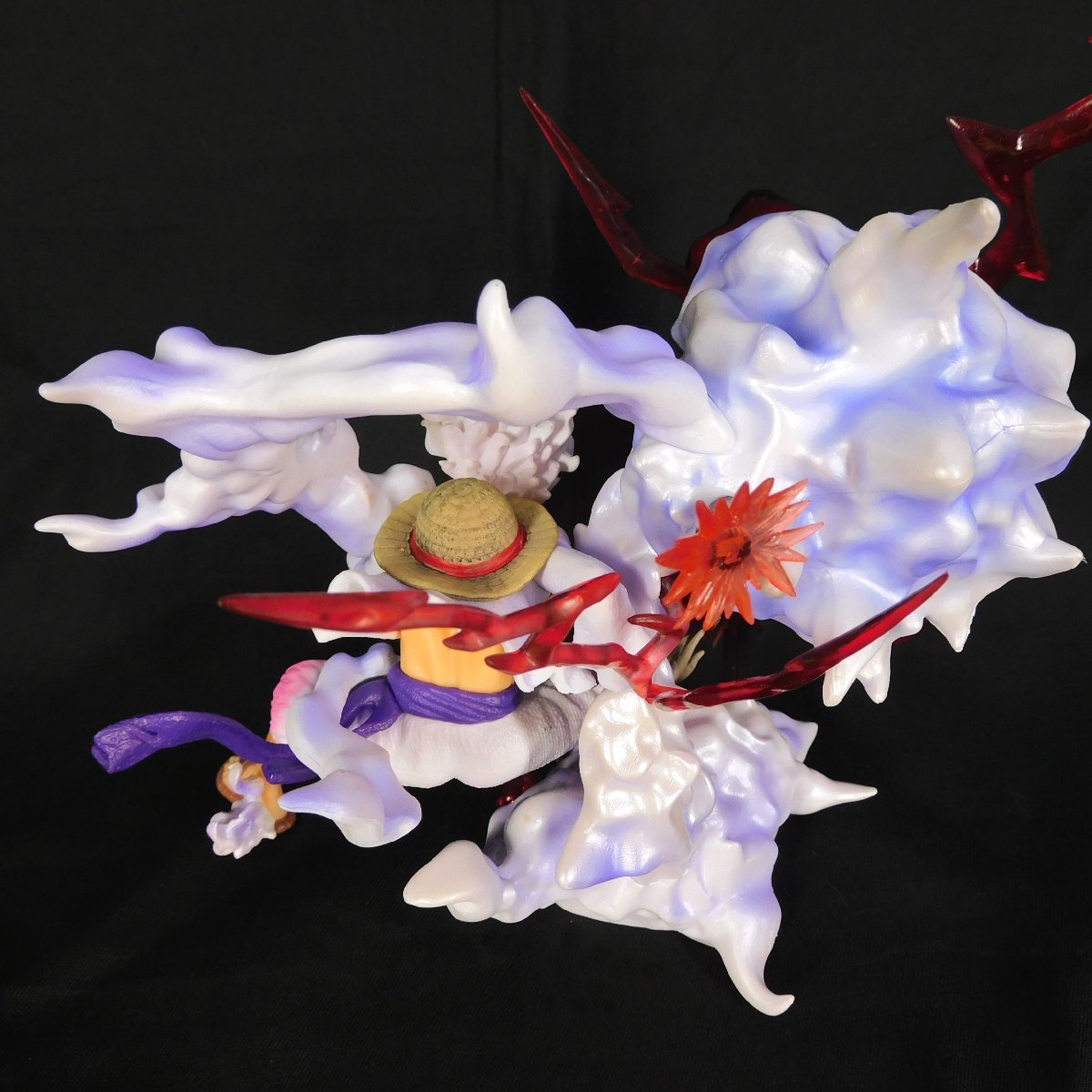 ワンピース 　モンキー・D・ルフィ　ギア5　ニカニカの実　太陽の神ニカ　PVC製　28cm フィギュア　ONE PIECE_画像9