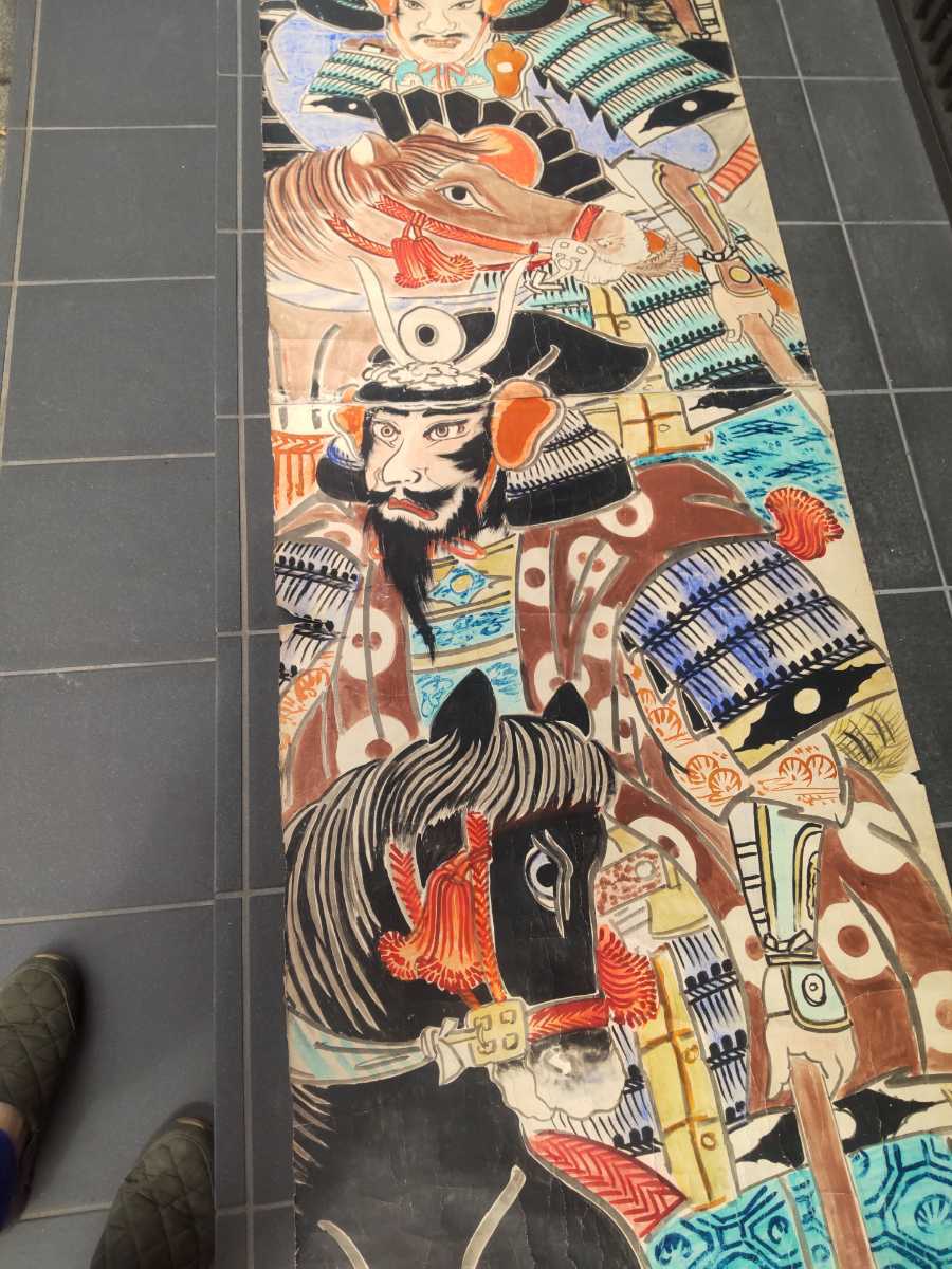 掘り出し 特大まくり 武者絵羽柴秀吉公 珍品 端午の節句#下絵 千 掘り出し 特大まくり 武者絵羽柴秀吉公 珍品 端午の節句#下絵 千