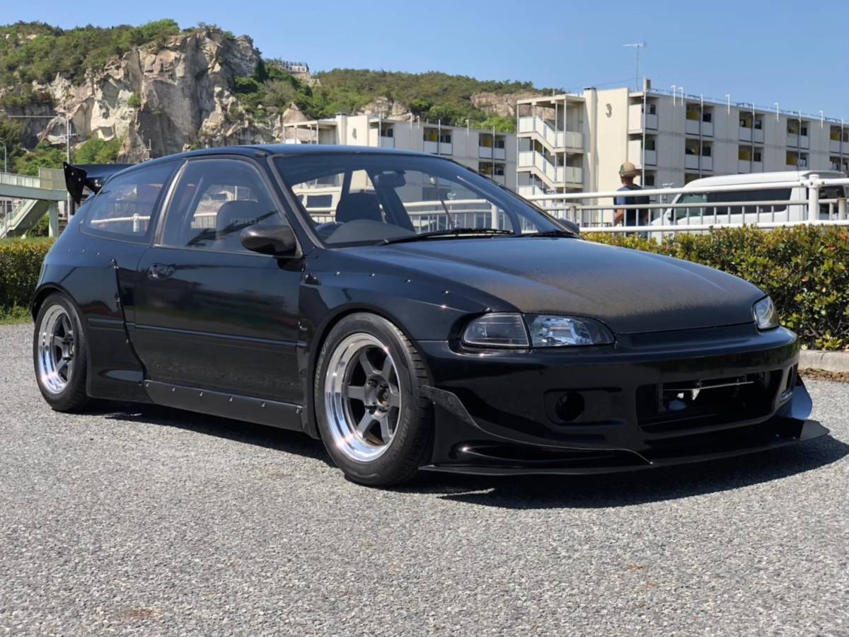 【完全売切】1円スタート シビック EG6 車検取りたて パンデム 新品パーツ盛りだくさん 全塗装 EF8 EF9 EG6 EK4 EK9 VTEC B16A B16B B18C_画像1