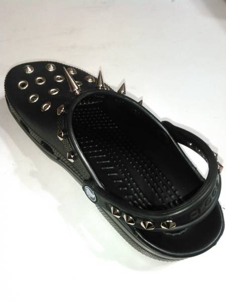 シルバー同時購入専用　アップグレード　Spiky punk custom Ⅰ クロックス スパイキー カスタム1 crocs MAXCUSTOM