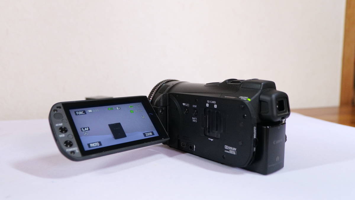 Canon キャノン iVIS ビデオカメラ HFG10 完動品 2台セット　ワイコン付き_画像6