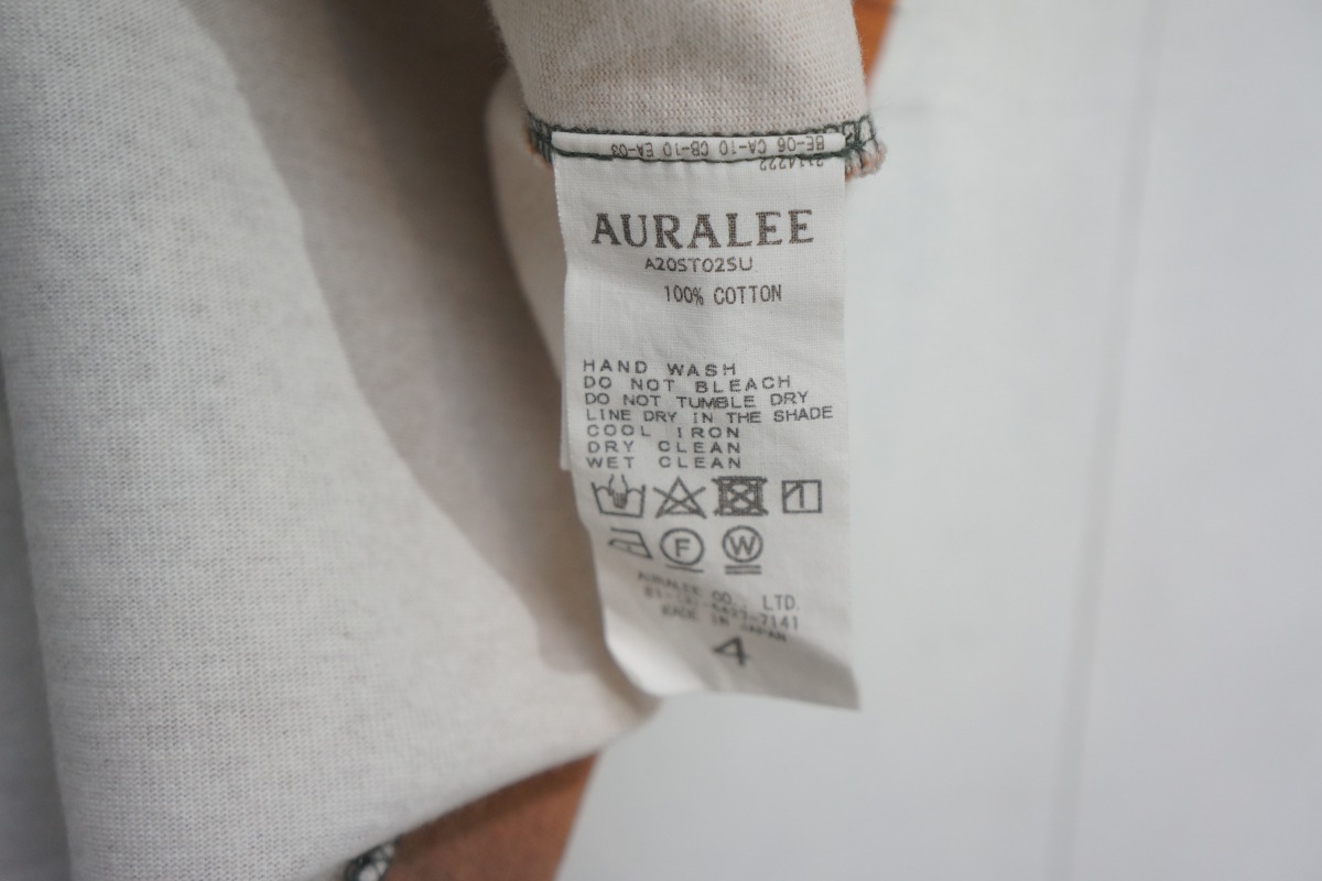 美品 20SS AURALEE オーラリー × BIOTOP ビオトープ EXCLUSIVE STAND