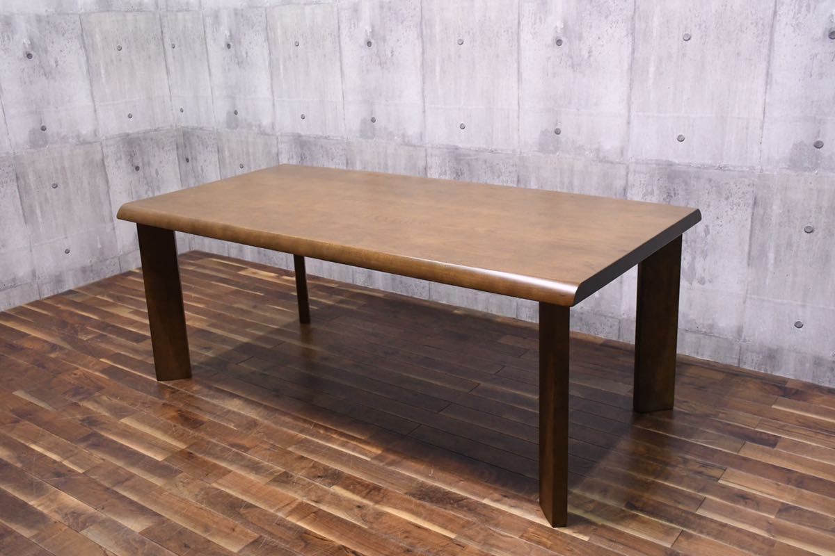 BEK152 karimoku カリモク DT61 ダイニングテーブル W180cm 4-6人用 食卓テーブル 食卓机 検) ミーティングテーブル ワークテーブル つくえ_画像1