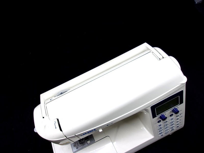 1000円スタート ミシン JUKI ジューキ Exceed Model HZL-F600JP ハンドクラフト 手工芸 ジューキミシン 通電確認済み ケース付き OO1056_画像8