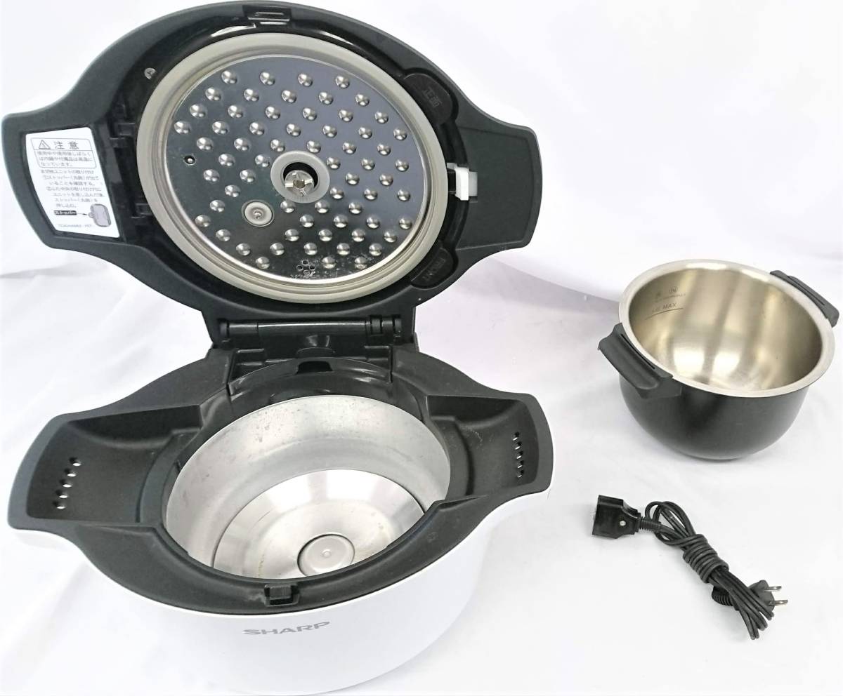 美品】シャープ ヘルシオ ホットクック 電気調理鍋 無水鍋 1.6L