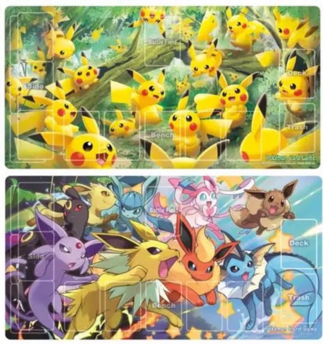 ブランド⌘ ポケモン - ラバープレイマット2つ デッキシールド2つ