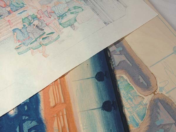 ○○□龍香堂□ 復刻木版 歌川広重浮世絵『日本橋 朝之景』