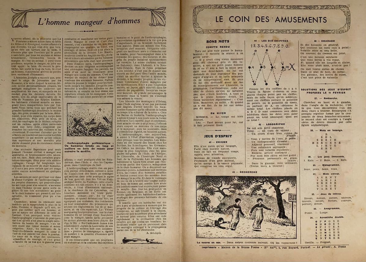 5点 フランス アンティーク 子供雑誌 新聞 1930年代 紙もの ⑯ - www.andradas.mg.gov.br